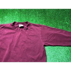 Nike Vintage 90s Kids Boys Maroon Long Sleeve T-Shirt Size Large